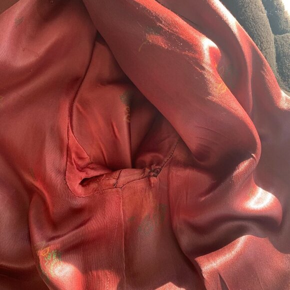 Vintage 1950s 60s MCM Chocolate Brown Faux Fur Teddy Coat - Picture 15 of 16